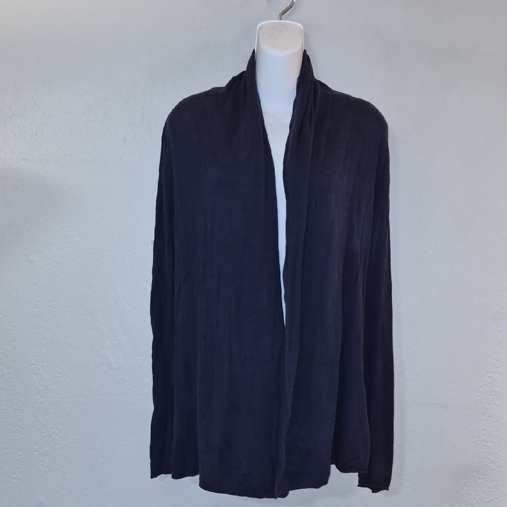 Express Navy Blue Open Front Cardigan